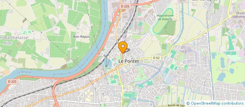 localisation de l'entreprise MADAME JENNIFER NACHIAR  LE PONTET