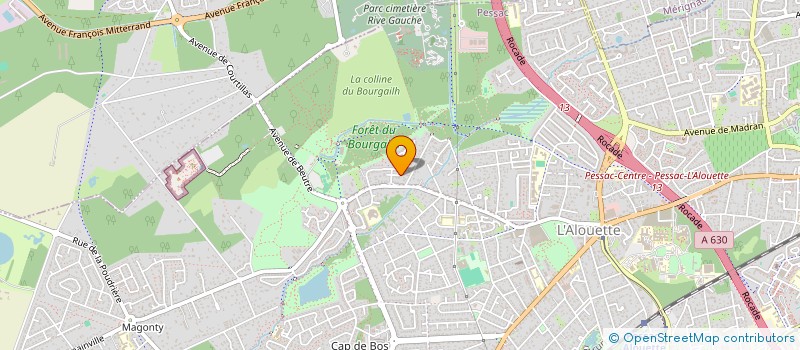 localisation de l'entreprise MADAME JENNIFER NART  PESSAC