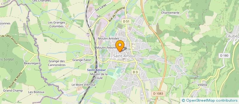 localisation de l'entreprise MADAME JENNIFER NOBILI à SAINT-AMOUR