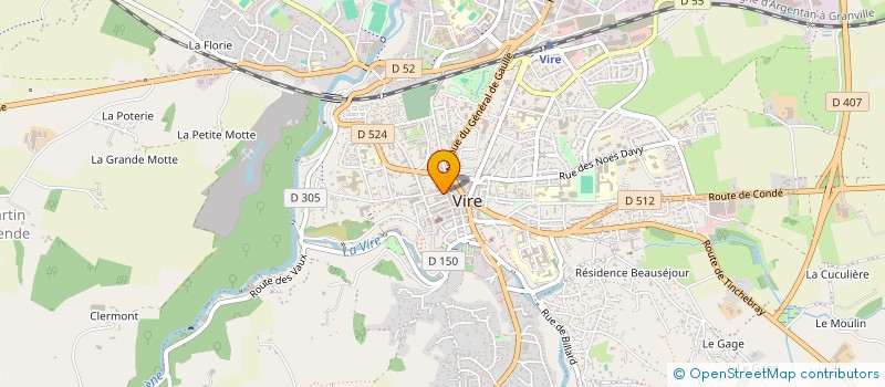 localisation de l'entreprise MADAME JENNIFER NUYTTENS  VIRE NORMANDIE