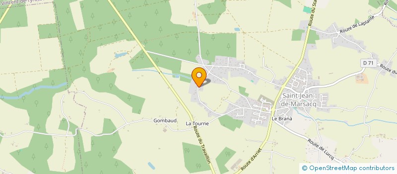 localisation de l'entreprise MADAME JENNIFER PACAUD  SAINT-JEAN-DE-MARSACQ