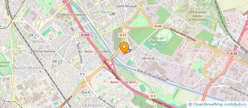 localisation de l'entreprise MADAME JENNIFER PALARDELLE  REIMS