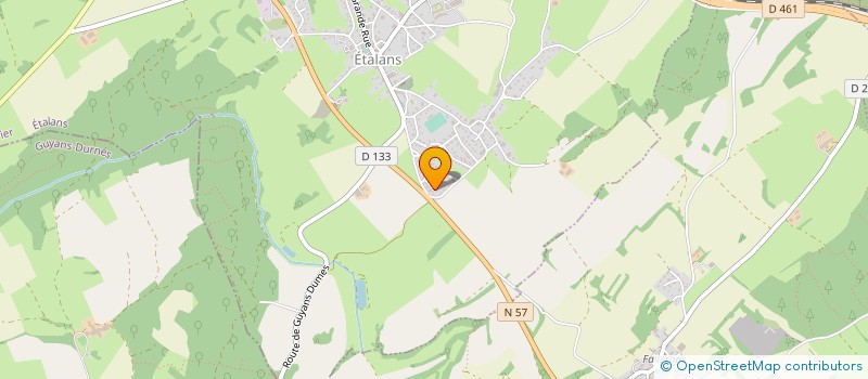 localisation de l'entreprise MADAME JENNIFER PALISSE  ETALANS