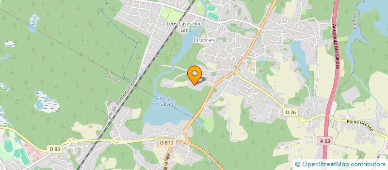 localisation de l'entreprise MADAME JENNIFER PAOLINETTI  ONDRES