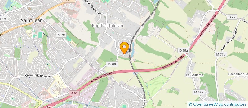 localisation de l'entreprise MADAME JENNIFER PARTOUCHE  ROUFFIAC TOLOSAN