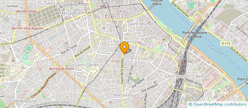 localisation de l'entreprise MADAME JENNIFER PEREIRA DE SA  BORDEAUX