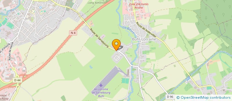 localisation de l'entreprise MADAME JENNIFER PEREIRA GONCALVES  BUHL-LORRAINE