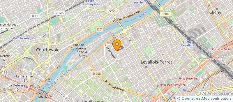 localisation de l'entreprise MADAME JENNIFER PEREZ à LEVALLOIS-PERRET
