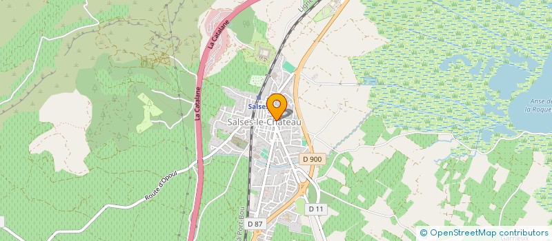 localisation de l'entreprise MADAME JENNIFER PERROUSSAT  SALSES-LE-CHATEAU