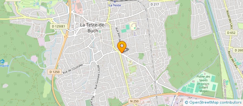 localisation de l'entreprise MADAME JENNIFER PETIT à LA TESTE-DE-BUCH