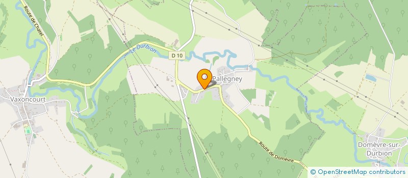 localisation de l'entreprise MADAME JENNIFER PETITJEAN  PALLEGNEY