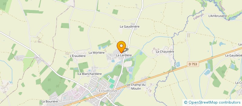 localisation de l'entreprise MADAME JENNIFER PICHENOT  FROIDFOND