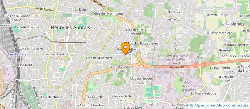 localisation de l'entreprise MADAME JENNIFER PICOT  ORLEANS