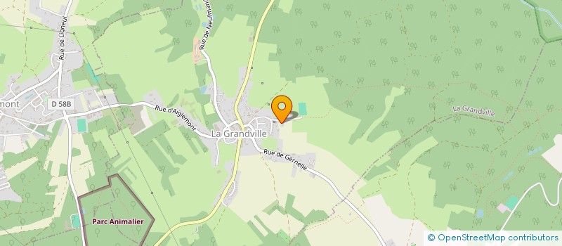 localisation de l'entreprise MADAME JENNIFER PILARD  LA GRANDVILLE