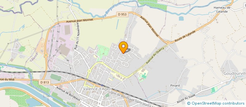 localisation de l'entreprise MADAME JENNIFER PINTO FERNANDES  VALENCE