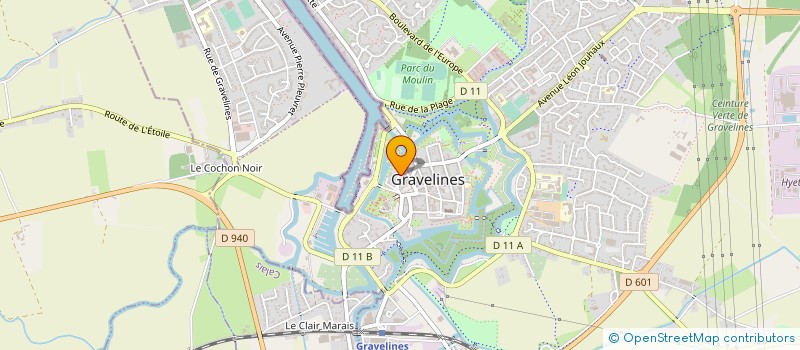 localisation de l'entreprise MADAME JENNIFER PLAISANT à GRAVELINES