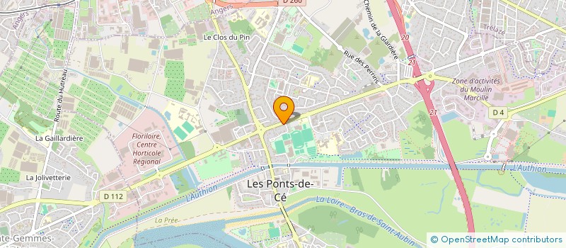 localisation de l'entreprise MADAME JENNIFER PLANSON  LES PONTS-DE-CE