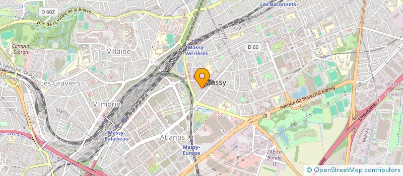 localisation de l'entreprise MADAME JENNIFER PLOUCHART  MASSY