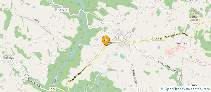 localisation de l'entreprise MADAME JENNIFER POIGNANT  GENIS