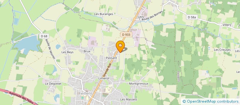 localisation de l'entreprise MADAME JENNIFER POITEVIN  FEILLENS