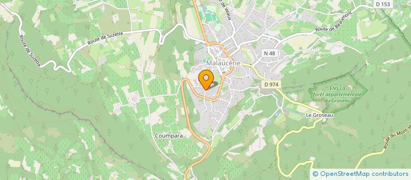 localisation de l'entreprise MADAME JENNIFER PONTOIS  MALAUCENE