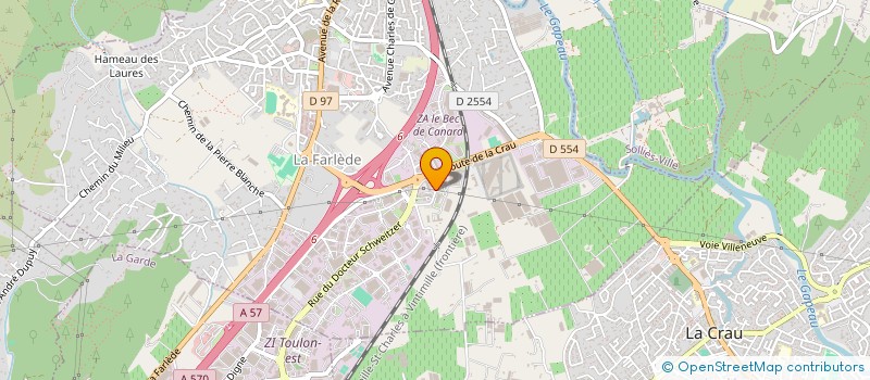 localisation de l'entreprise MADAME JENNIFER POULET  LA FARLEDE