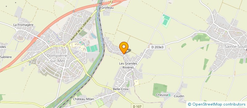 localisation de l'entreprise MADAME JENNIFER PRESSAC  SAINTE-SOULLE