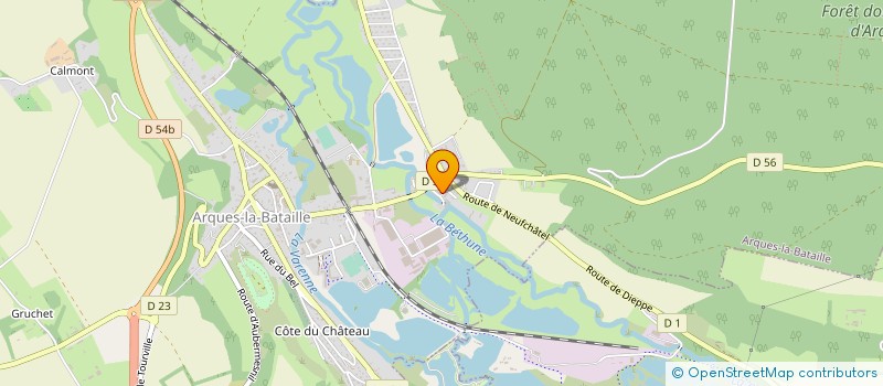 localisation de l'entreprise MADAME JENNIFER PRIE  ARQUES-LA-BATAILLE