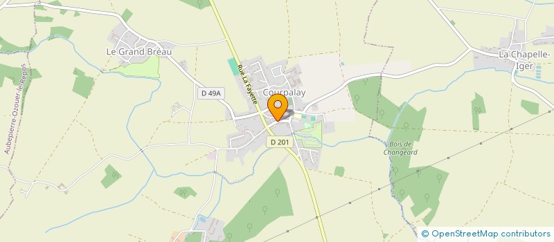 localisation de l'entreprise MADAME JENNIFER PRIVE  COURPALAY