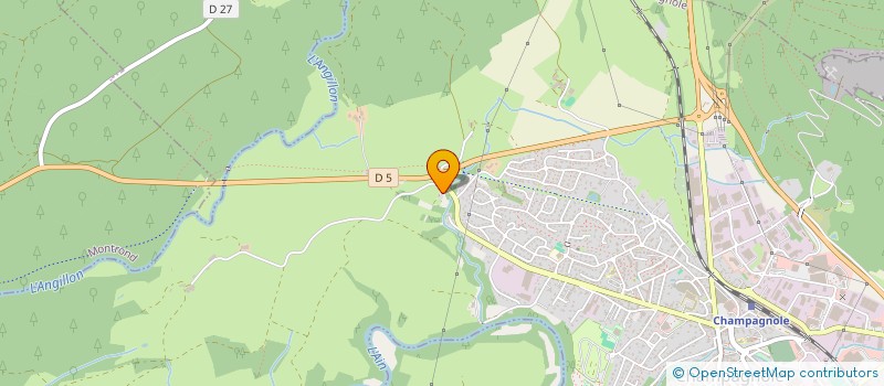 localisation de l'entreprise MADAME JENNIFER PROST  CHAMPAGNOLE