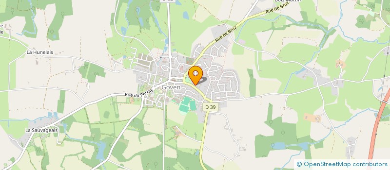 localisation de l'entreprise MADAME JENNIFER PROUZAT  GOVEN