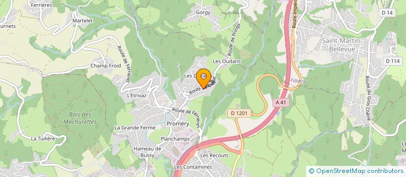 localisation de l'entreprise MADAME JENNIFER PROVENAZ à ANNECY