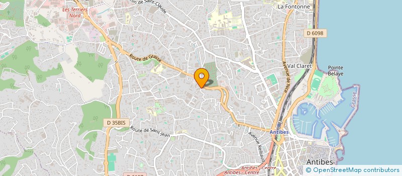 localisation de l'entreprise MADAME JENNIFER QUELLERY  ANTIBES