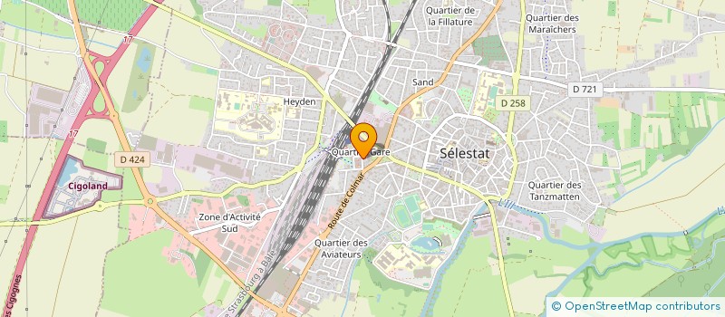 localisation de l'entreprise MADAME JENNIFER QUIRIN à SELESTAT