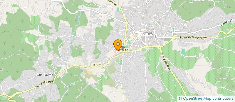 localisation de l'entreprise MADAME JENNIFER RAFFIER  LORGUES