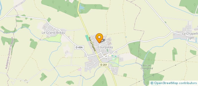 localisation de l'entreprise MADAME JENNIFER RASSE  COURPALAY