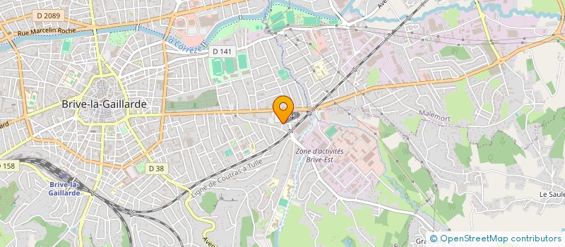 localisation de l'entreprise MADAME JENNIFER RATEAU  BRIVE-LA-GAILLARDE