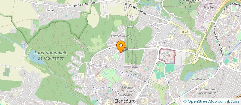 localisation de l'entreprise MADAME JENNIFER RAVE  ELANCOURT