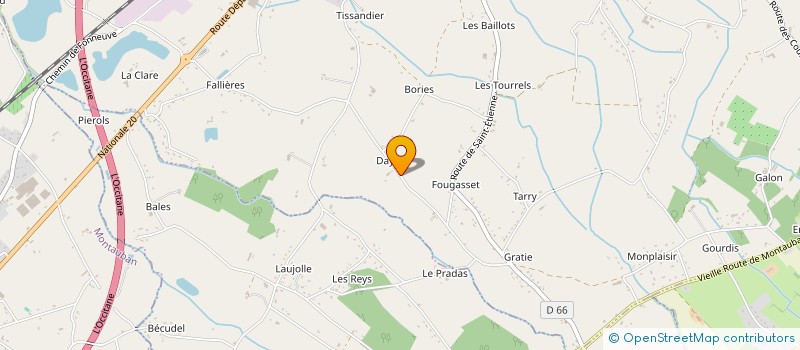 localisation de l'entreprise MADAME JENNIFER REAUX  ALBIAS