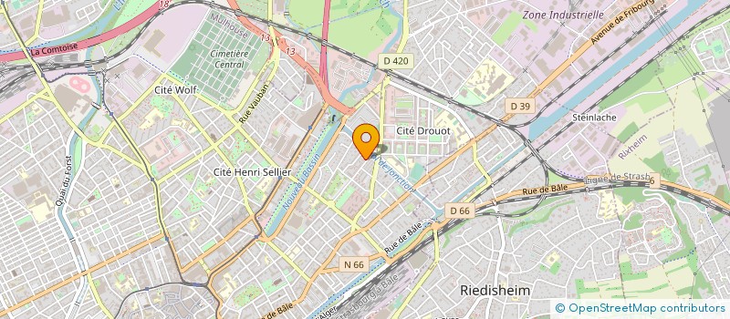 localisation de l'entreprise MADAME JENNIFER REGENT  MULHOUSE