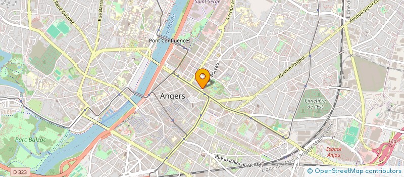 localisation de l'entreprise MADAME JENNIFER RENARD à ANGERS