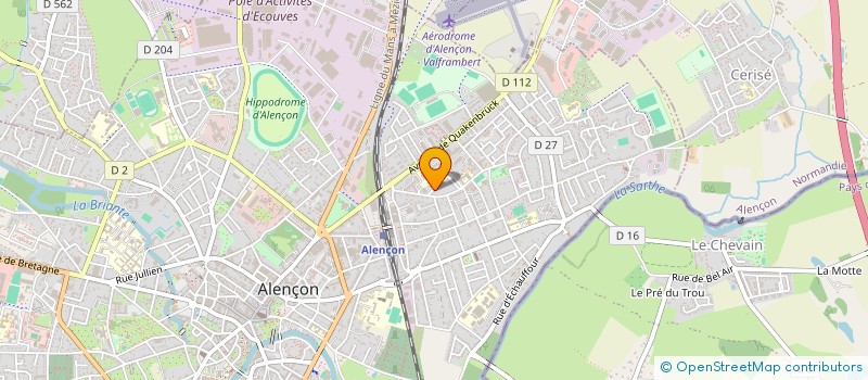 localisation de l'entreprise MADAME JENNIFER RENARD à ALENCON