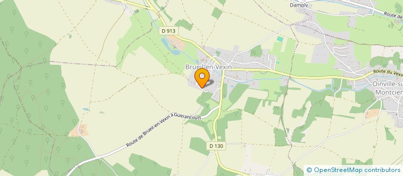 localisation de l'entreprise MADAME JENNIFER RIBARD  BRUEIL-EN-VEXIN