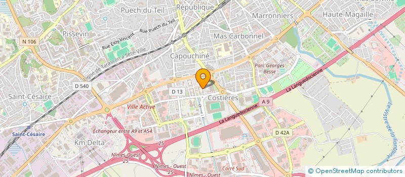 localisation de l'entreprise MADAME JENNIFER RICHARD  NIMES