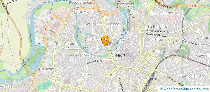 localisation de l'entreprise MADAME JENNIFER RICHARD à NIORT