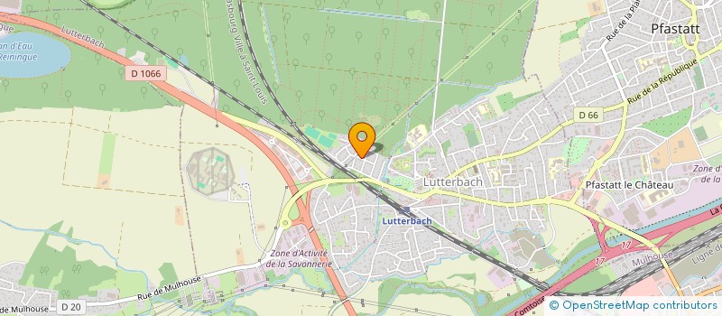 localisation de l'entreprise MADAME JENNIFER RIES  LUTTERBACH