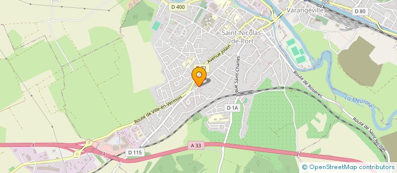 localisation de l'entreprise MADAME JENNIFER RISBECQ  SAINT-NICOLAS-DE-PORT