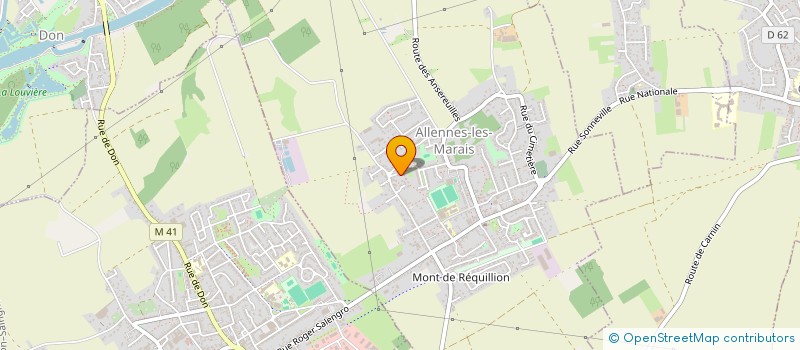 localisation de l'entreprise MADAME JENNIFER ROBBE à ALLENNES-LES-MARAIS