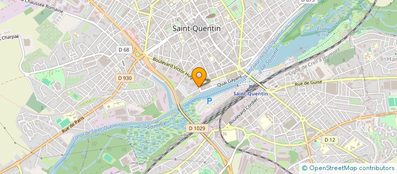 localisation de l'entreprise MADAME JENNIFER ROBERT  SAINT-QUENTIN