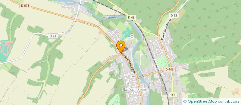 localisation de l'entreprise MADAME JENNIFER ROGER  BAR-SUR-SEINE